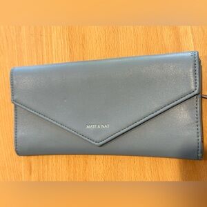 Matt & Nat Slate Blue Clutch